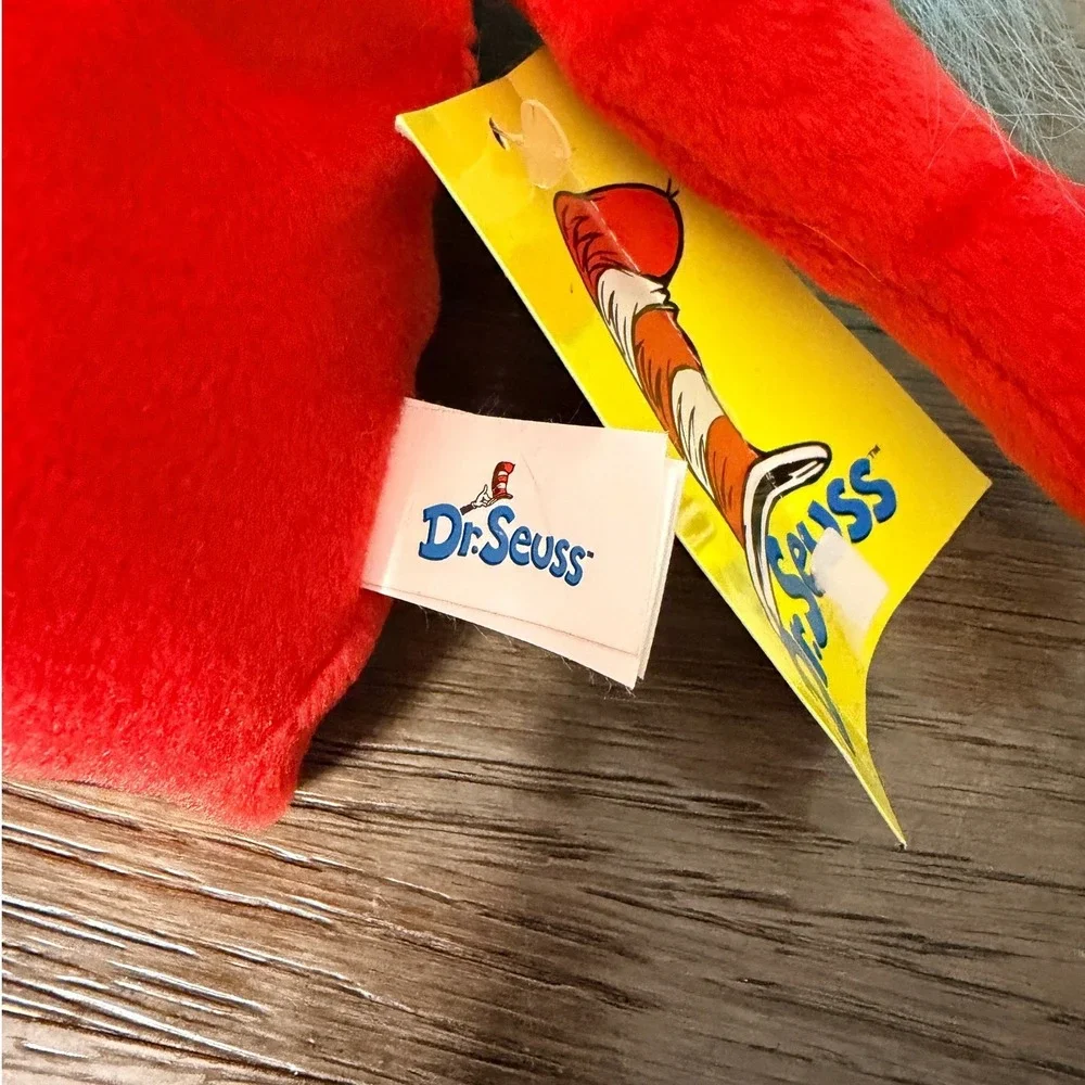 Dr Seuss Thing 1 & Thing 2 Plush Hand Puppet Dual Sided Set Cat in‎ the Hat